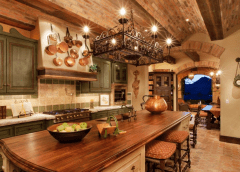 country-themed kitchen